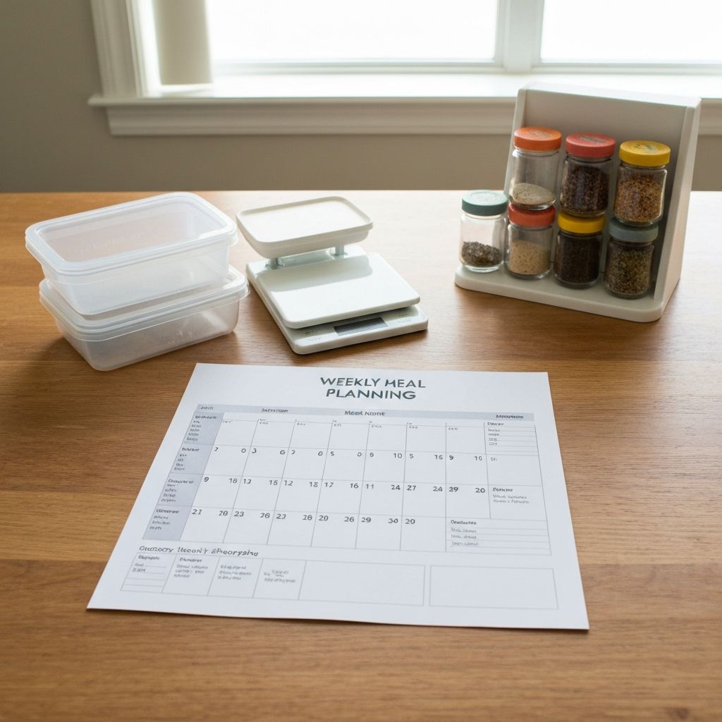 Organized meal planning approach
